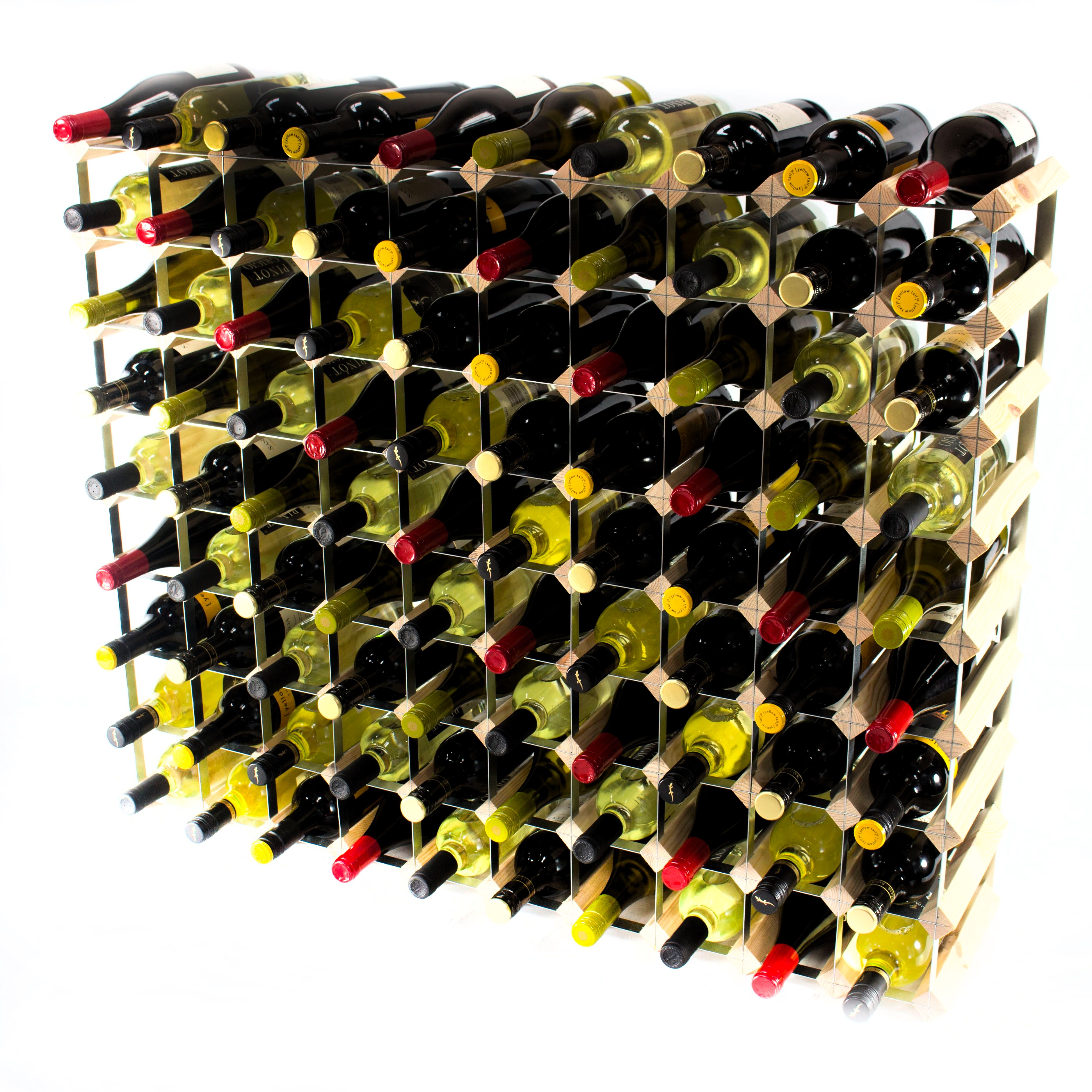 Classic 90 Bottle Pine Wine Rack | Self Assembly - Cranville