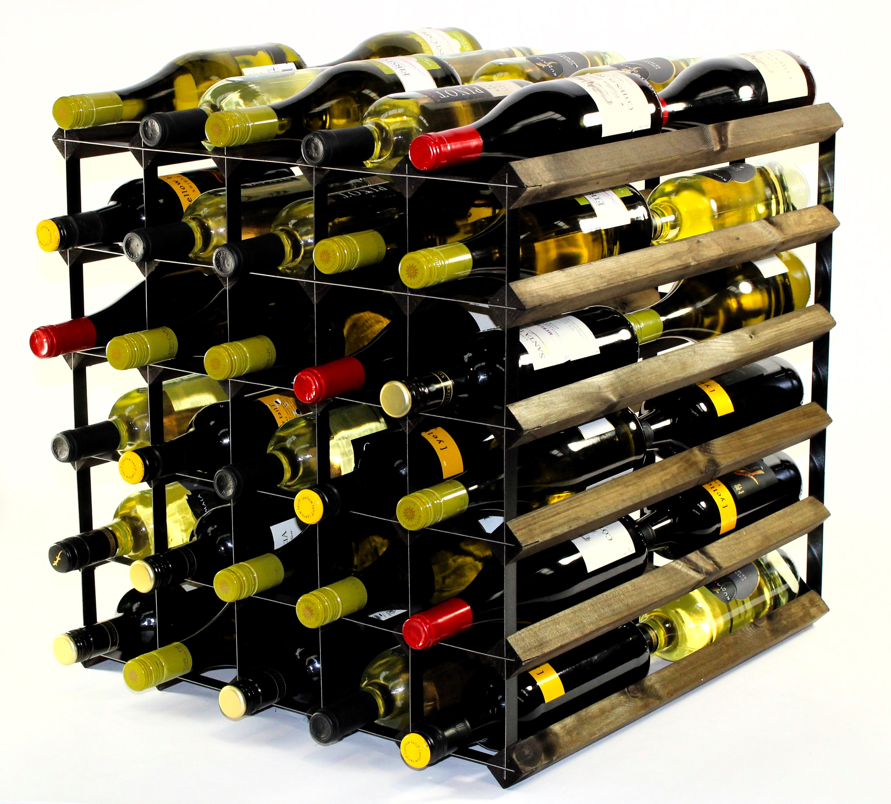 Double Depth 60 Wine Rack | Ready Assembled - Cranville