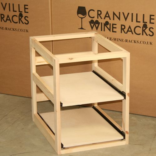 Vin étui tiroirs - chêne foncé TEINTURE Vin étui tiroirs - chêne foncé TEINTURE