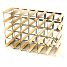 Classic half bottle wine rack 30 spaces (6x4) ready assembled