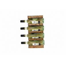 4 Bottle Wall Mounted Wooden Wine Rack
