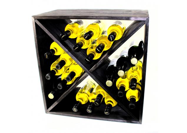wine rack cube flat pack
