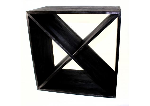 wine rack cube flat pack