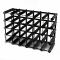 Classic half bottle wine rack 30 spaces (6x4) ready assembled image
