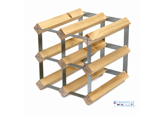 Classic 6 bottle wine rack ready assembled image