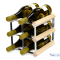 Classic 6 bottle wine rack ready assembled image