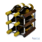 Classic 6 bottle wine rack ready assembled image
