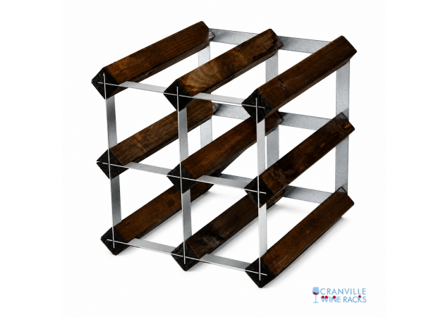 Classic 6 bottle wine rack ready assembled image