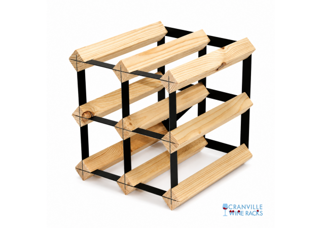 Classic 6 bottle wine rack ready assembled image