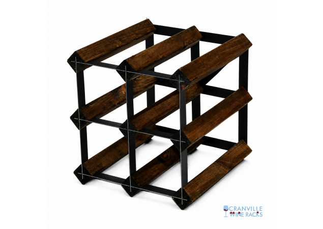 Classic 6 bottle wine rack ready assembled image