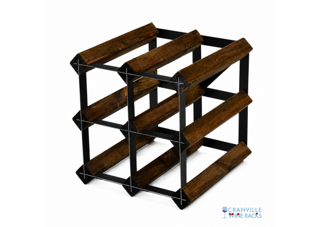 Classic 6 bottle wine rack ready assembled image