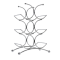 Six bottle chrome wine rack image