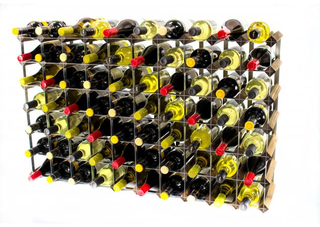 Classic 70 bottle wine rack ready assembled image