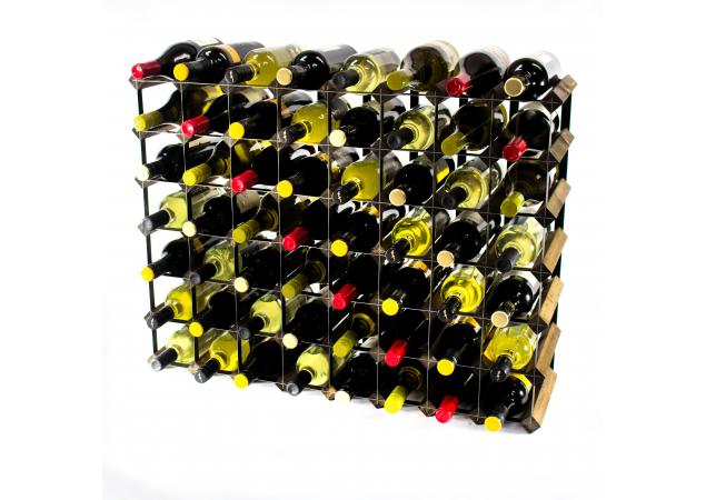 Classic 56 bottle wine rack ready assembled image