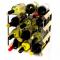 Classic 12 bottle wine rack ready assembled image