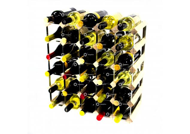Classic 30 bottle wine rack self assembly image