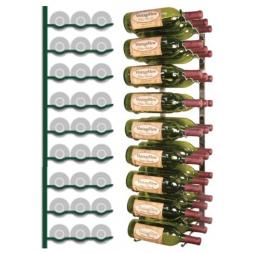 Wall mounted wine racks
