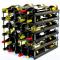 Double depth 60 bottle wine rack image