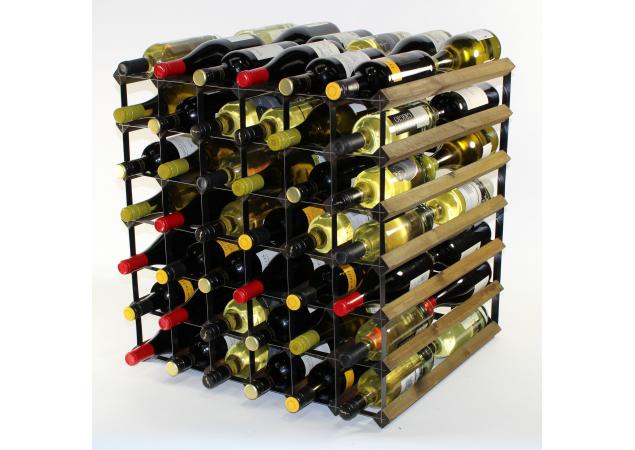 Double depth 84 bottle wine rack image